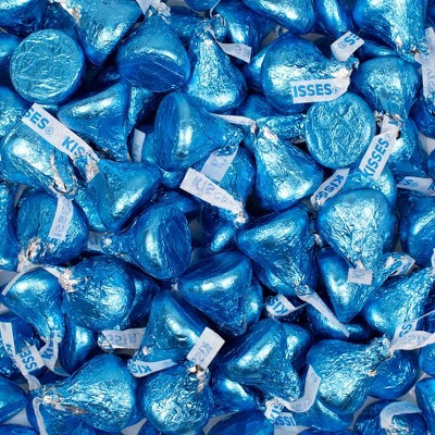 Kisses Blue Foil 375ct Kisses - 3.75lb Bag | Target