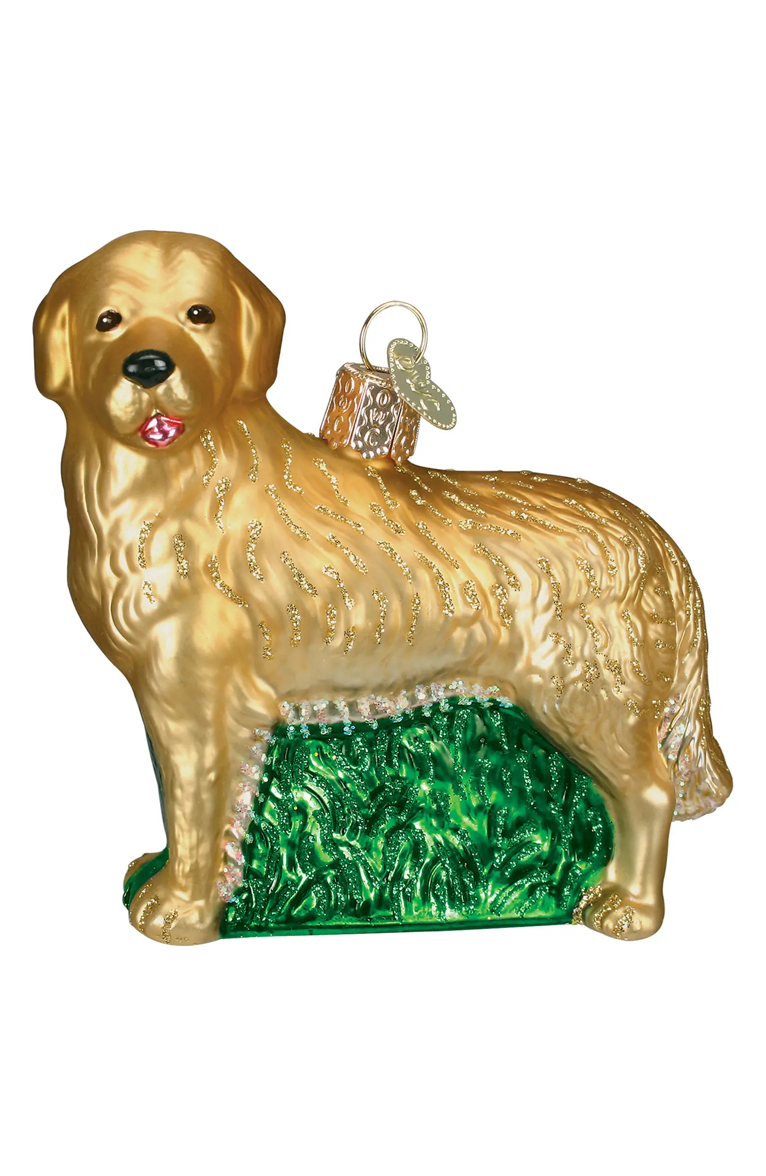 Golden Retriever Glass Ornament | Nordstrom