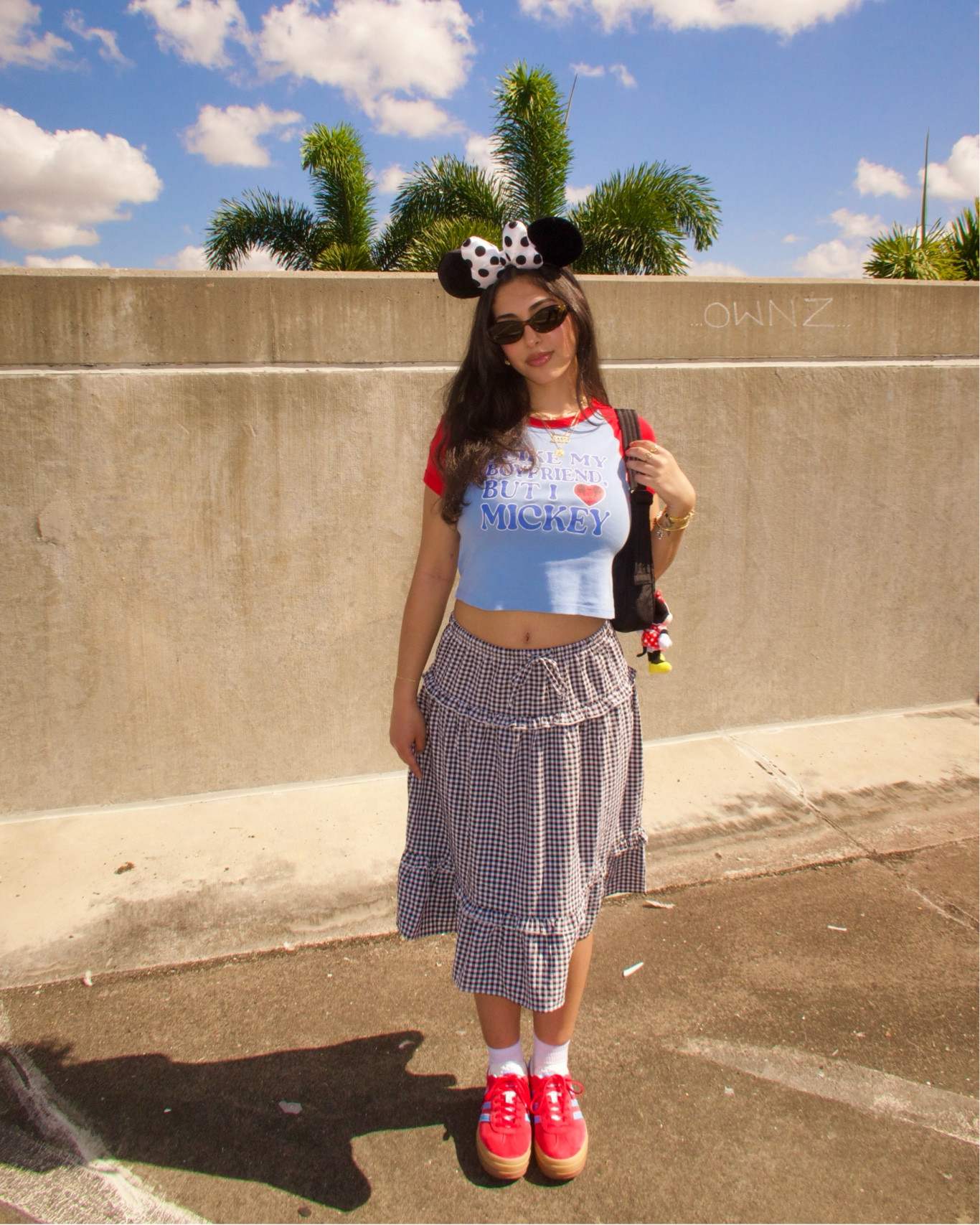 Disney outfit ❤️💙
Top is from shop.kachowvintage on ig