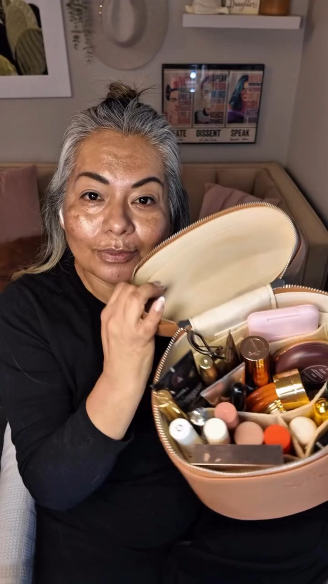 This was supposed to be “a quick face.”
And then I blacked out and used…everything 😭💄

Rapid-fire product swipes, tell me what you want de-influenced first: foundation, blush, or lips?

Products used in order- 
YSE Skin Glow SPF 30
MAC Paint Pot - Laying Low
The Ordinary Lash Curl Finisher
Maed Revive Lip Balm - Vow
NYX Make ‘EM Wonder Matte Foundation - Golden Light
Sarah Creal Just Like Paradise Bronzer - 2.0
L’Oréal Lumi Le Glass & Glow Stick - Glassy Pearl Eclat
Rhode Pocket Blush - Toasted Teddy
Kulfi Main Match Concealer - Cinnamon Bby
Charlotte Tilbury Airbrush Flawless Powder - 2 Medium 
Laura Geller Spackle Mist - Electrolytes 
Merit Clean Lash Tubing Mascara - Black
Fara Homidi Bronzer - Roma
Kosas Cloud Set Powder - Pillowy
Milani Baked Blush - Ciao Bella
KJH.BRAND Precision Sculpture Stylo - Engrave
NYX Lingerie Lip Liner Stain - Barely There
Violette_FR Lip Nectar Lip Stain - Bêtise
Merit Lip Oil - Twin Set
Patrick Ta Major Dimension Eyeshadow Palette - Medium 
Hard Candy Look On Lock Setting Spray

#HighLowMakeup
#DewyButMatte
#SoftMatteMakeup
#Over40Beauty
#LatinasInBeauty

#LTKselfcare #LTKBeauty #LTKOver40