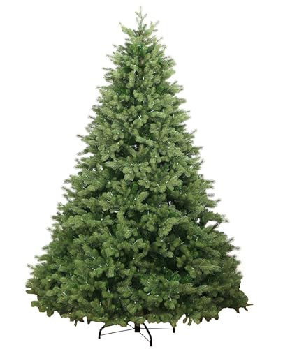 KING OF CHRISTMAS 7.5ft Spruce Artificial Christmas Tree Unlit, Cypress Spruce Xmas Trees with Hinged Sections and Foldable Metal Stand, Full Christmas Tree for Home, Office and Holiday Decor | Amazon (US)