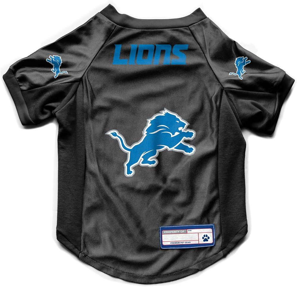 Littlearth NFL Detroit Lions Stretch Pet Jersey, Team Color, Medium | Amazon (US)