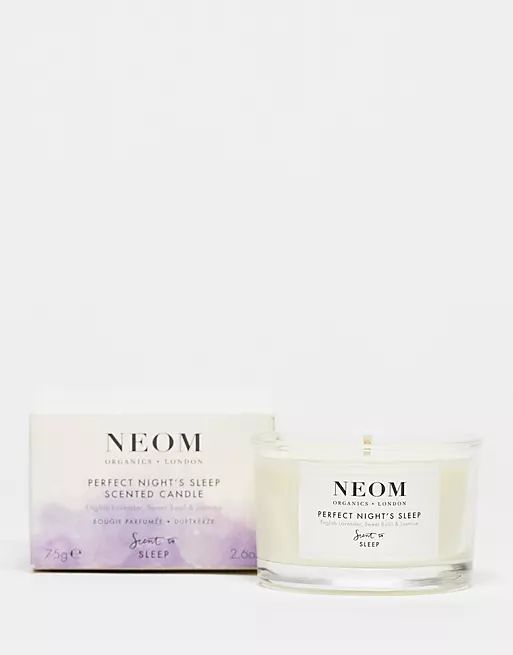 NEOM Perfect Night's Sleep Lavender Jasmine & Basil Travel Sized Scented Candle | ASOS (Global)