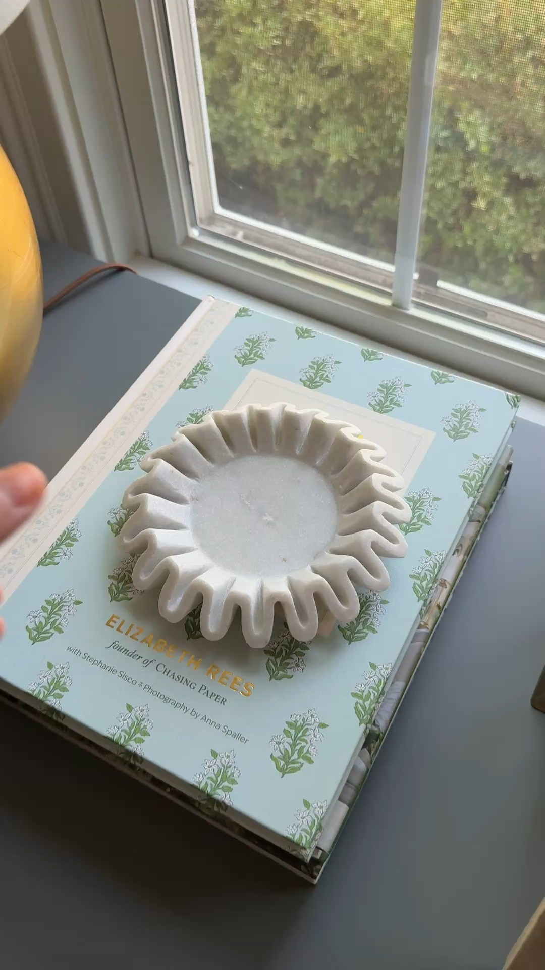 The prettiest marble dish! I use it for candles but it also makes a perfect wine coaster and looks so pretty on top of a stack of books

#LTKHome #LTKSaleAlert #LTKdayinmylife