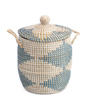 Small Seagrass Hamper | TJ Maxx