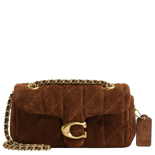 Coach Tabby Shoulder Bag 20, Warm Brown Suede | Amazon (US)