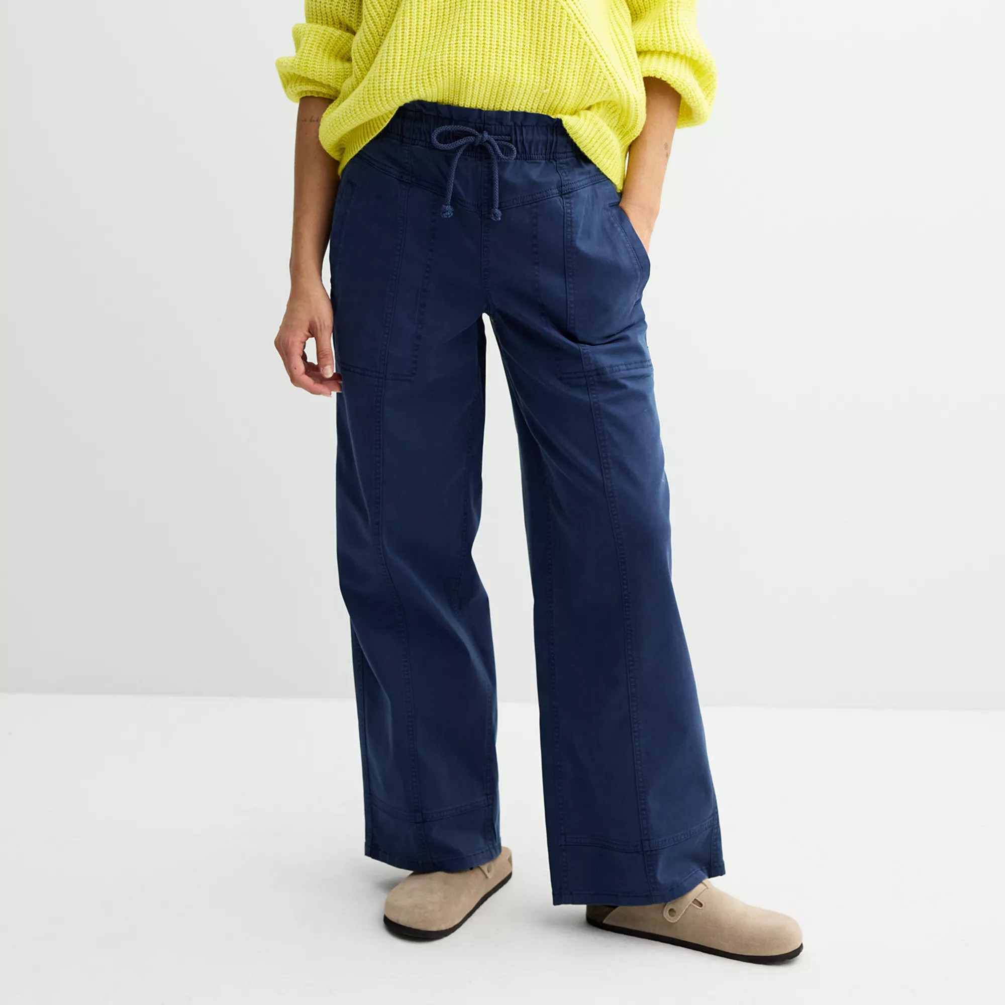 Women's Sonoma Goods For Life® Drawstring Utility Pants | Kohl's