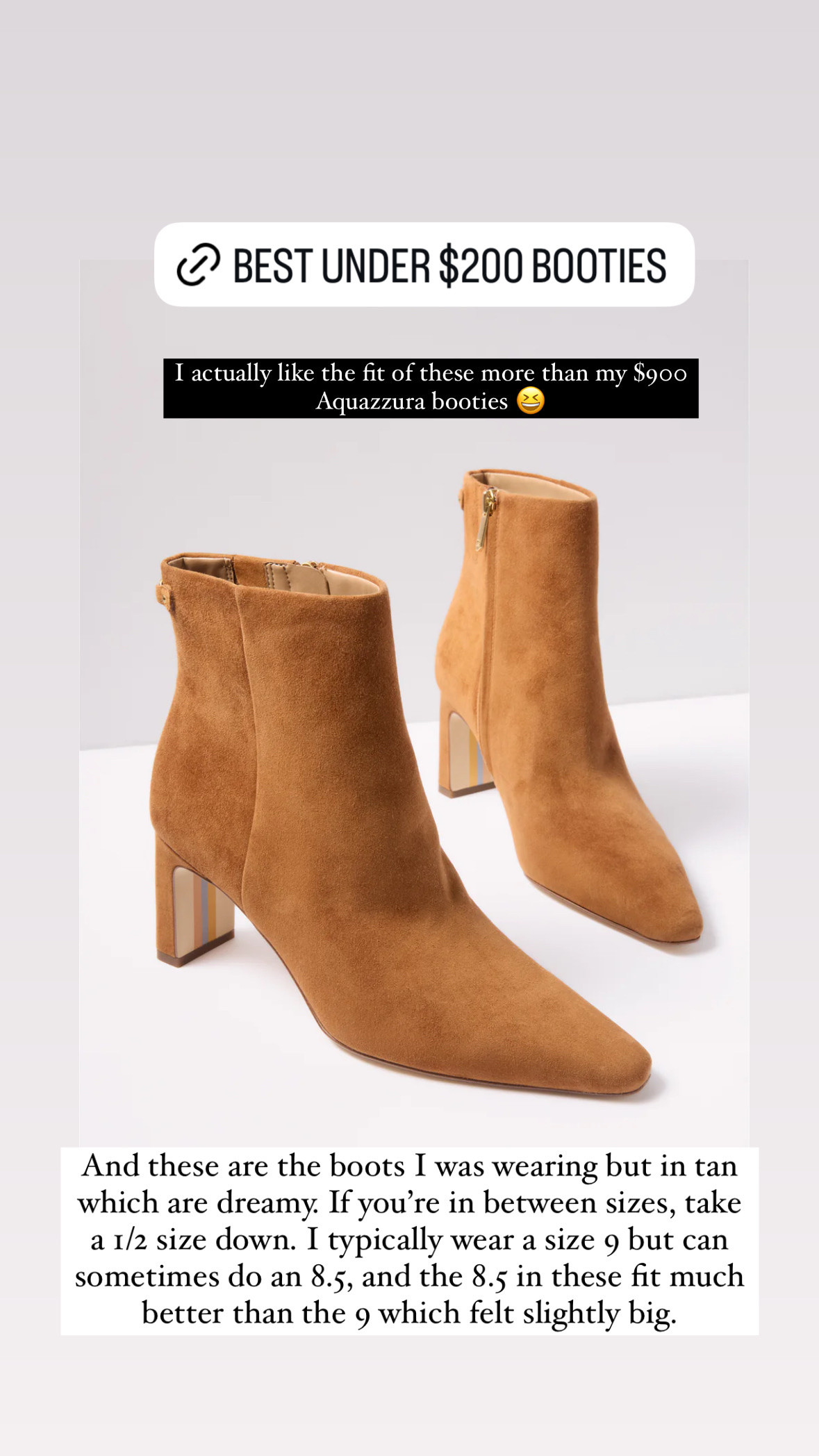Best brown booties, I went down a 1/2 size because I’m in between an 8.5 and 9. The 9 was slightly too big. 

#LTKHoliday #LTKCyberWeek #LTKShoeCrush