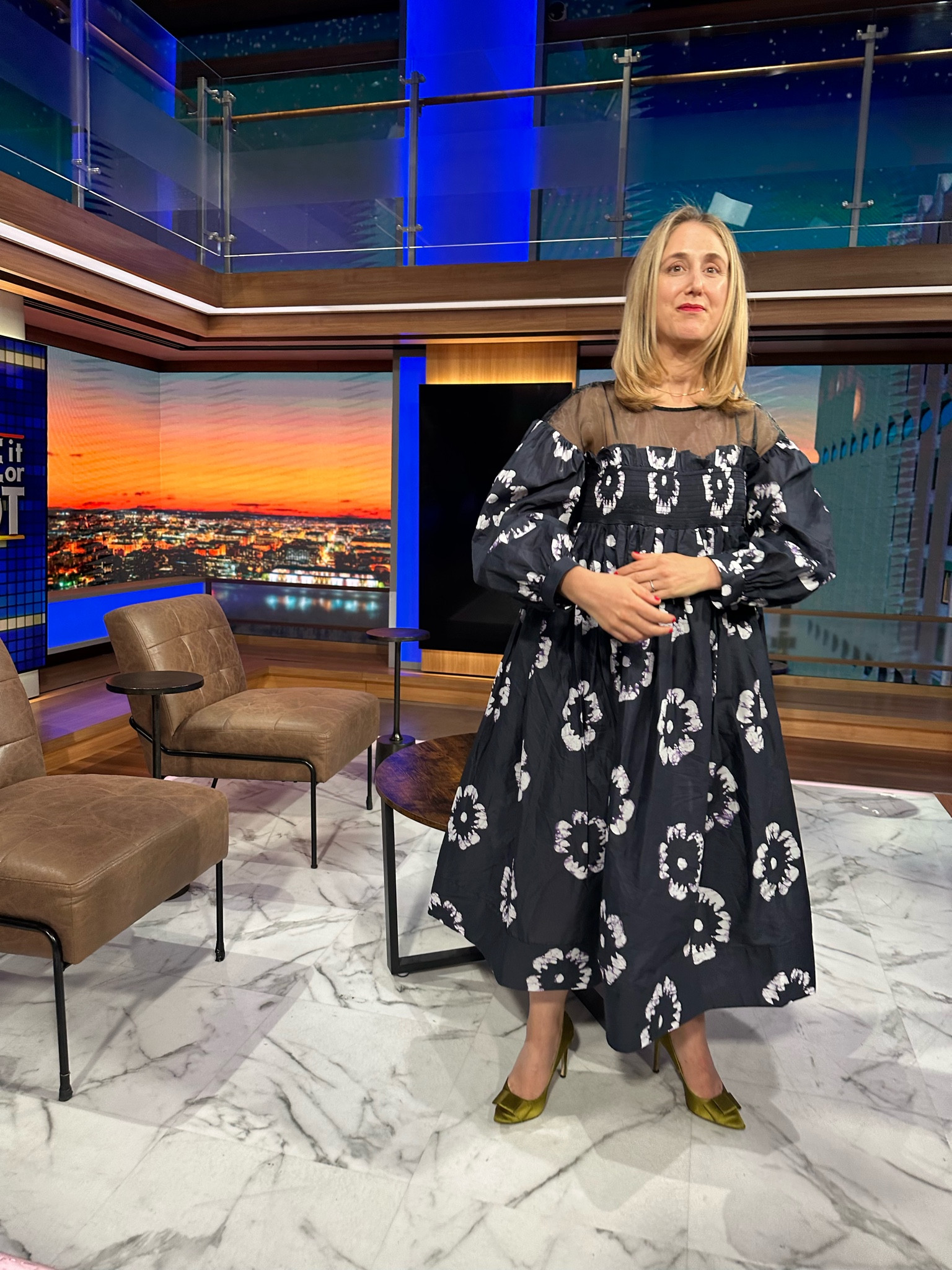 Margo’s dress from the Fox5 DC Segment!