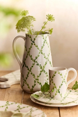 Vine Lattice Pitcher | Anthropologie (US)