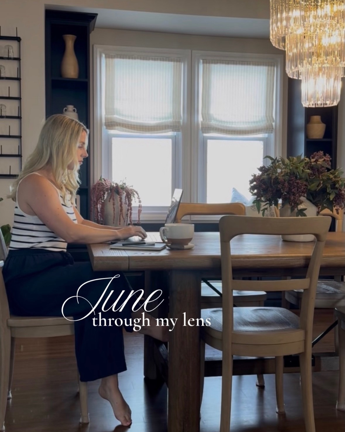 June through my lens. 🤍

A few of the pieces that made our home feel especially cozy this month… from our dining space to simple styling details I reach for again and again. I’ve linked everything featured here for easy shopping.

dining table | dining chairs | gallery wall frames | Amazon picture frames | faux berry stems | Target vase | McGee & Co metal stackable boxes | decorative storage boxes | neutral home decor | cozy home styling | vintage home inspiration | dining room decor | home styling ideas | collected home | everyday home decor

#LTKHome #LTKSaleAlert