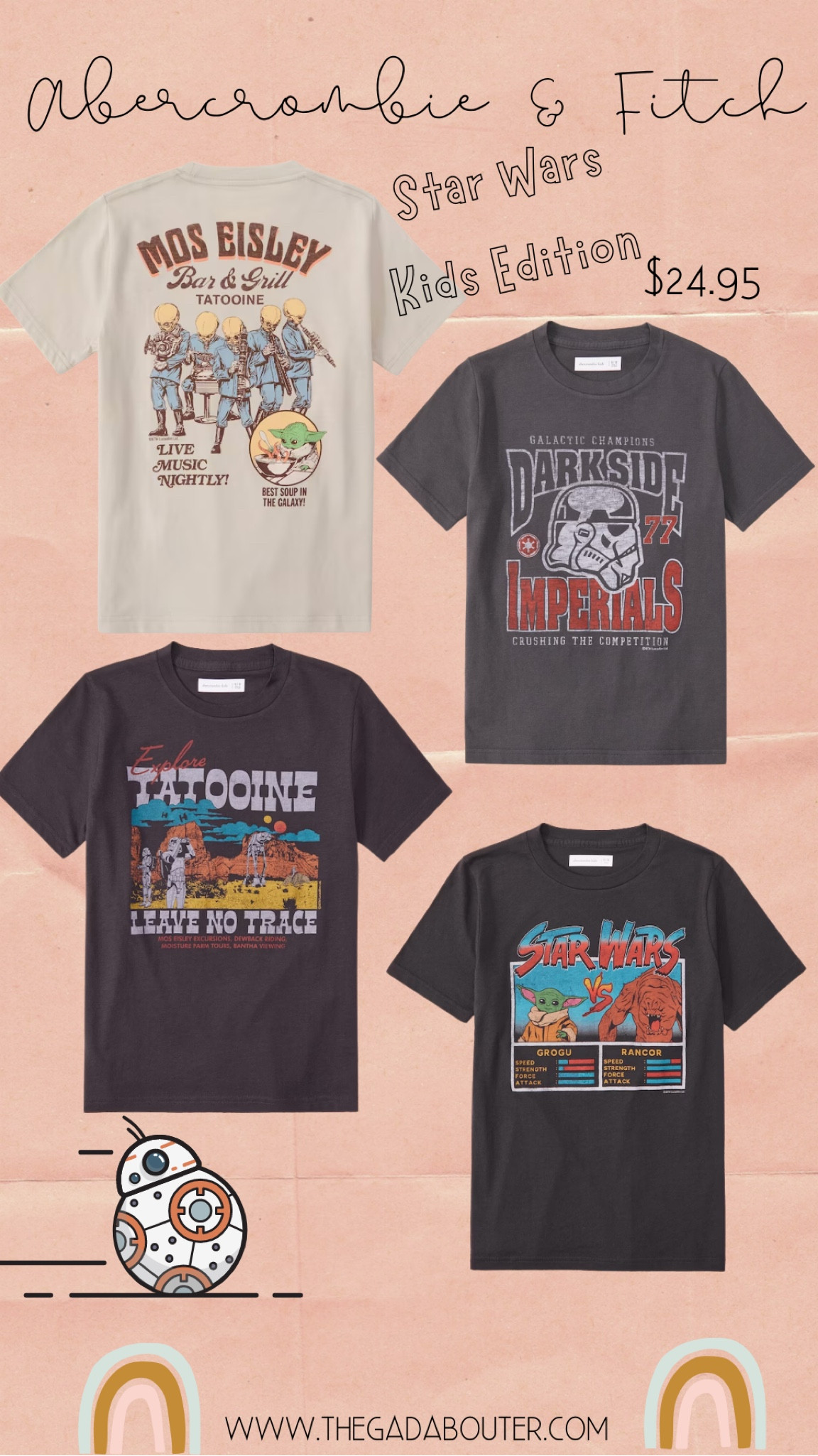 Found the cutest Star Wars Tee’s at A+F Kids and just had to share! 

#LTKkids #LTKunder50 #LTKfamily