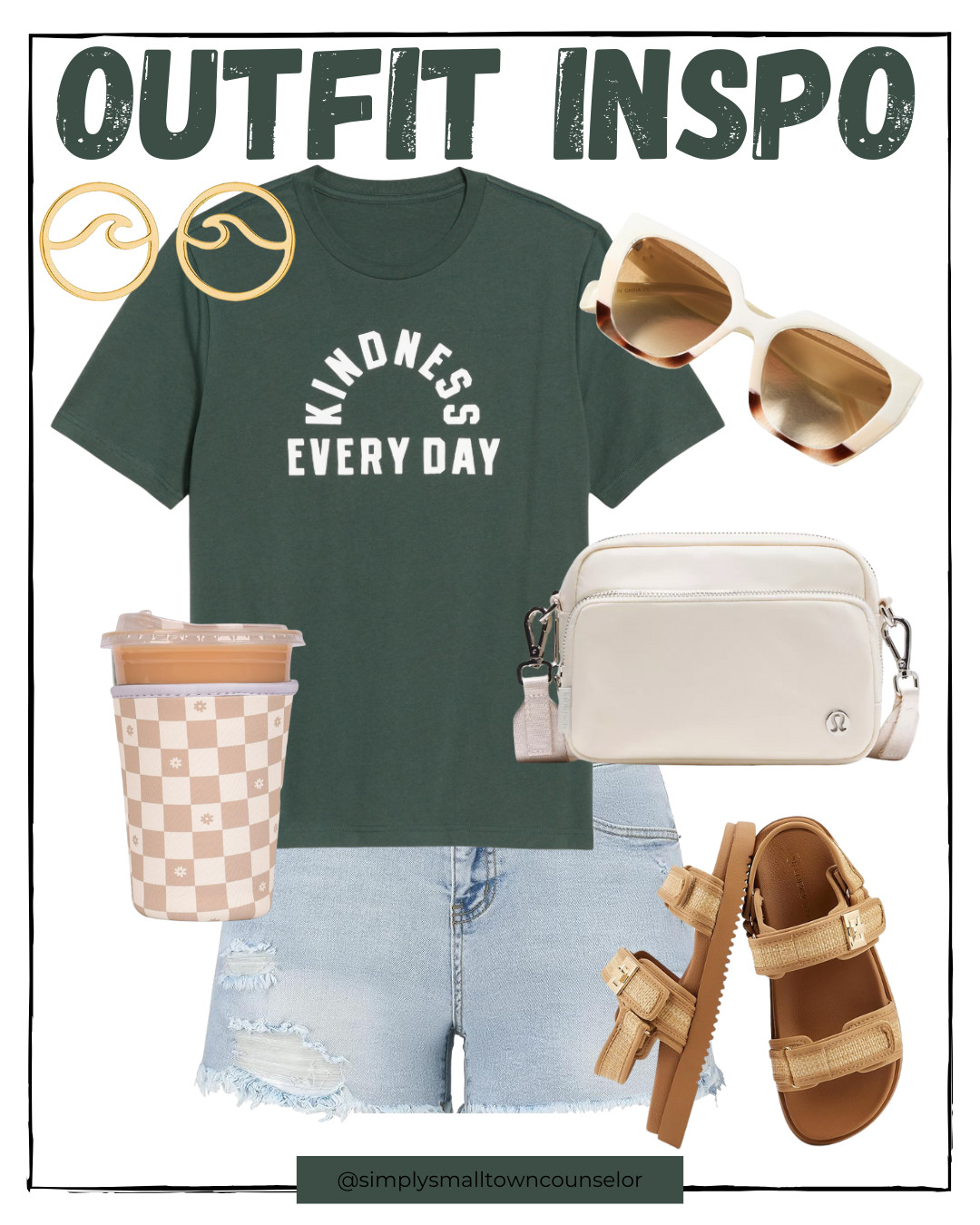 Casual outfit inspo! The tee is on sale for only $8!! It will be super easy to style for school in the fall as well.   

 #LTKSaleAlert #LTKFindsUnder50 #LTKStyleTip