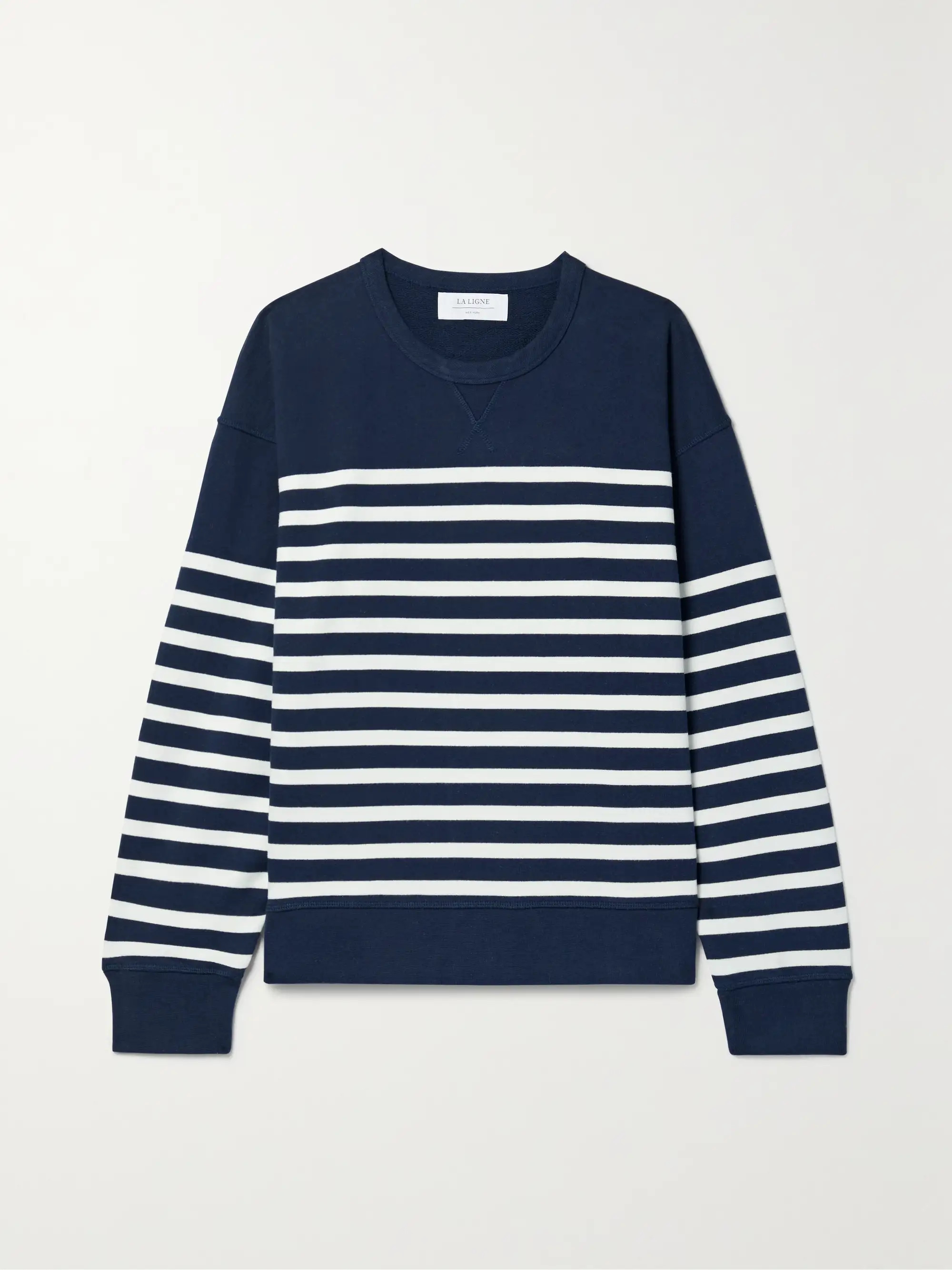 Striped cotton sweater | NET-A-PORTER (US)