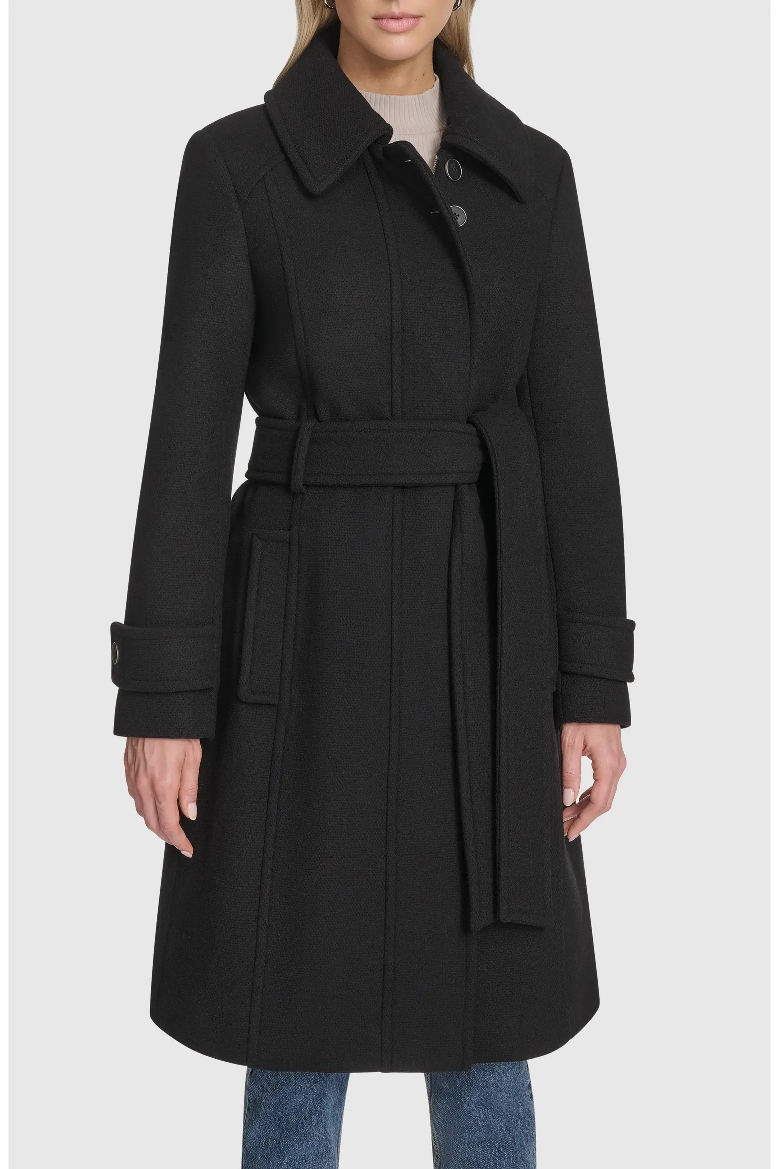 Lawley Wool Blend Belted Trench Coat (Women) | Nordstrom | Nordstrom