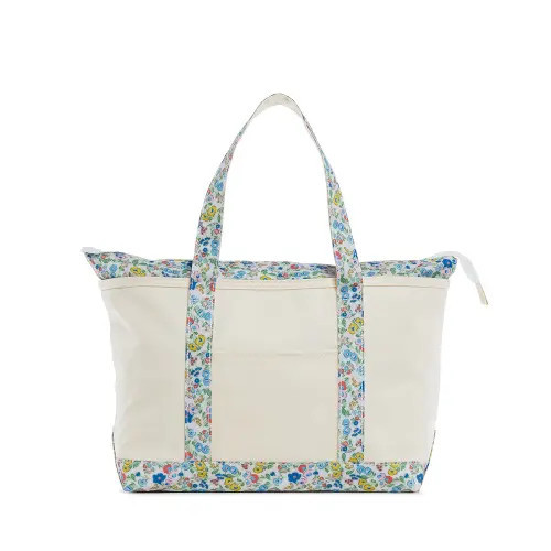 TRVL Design Posies Floral Coated Canvas Medium Tote in Multi at Nordstrom | Nordstrom