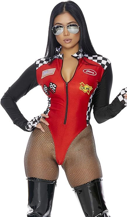 Forplay womens 4pc. Sexy Racer Costume | Amazon (US)