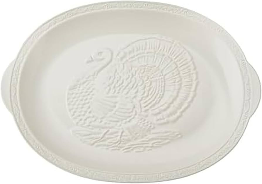 Mikasa Italian Countryside Thanksgiving Turkey Large Serving Platter, 18 Inch | Amazon (US)