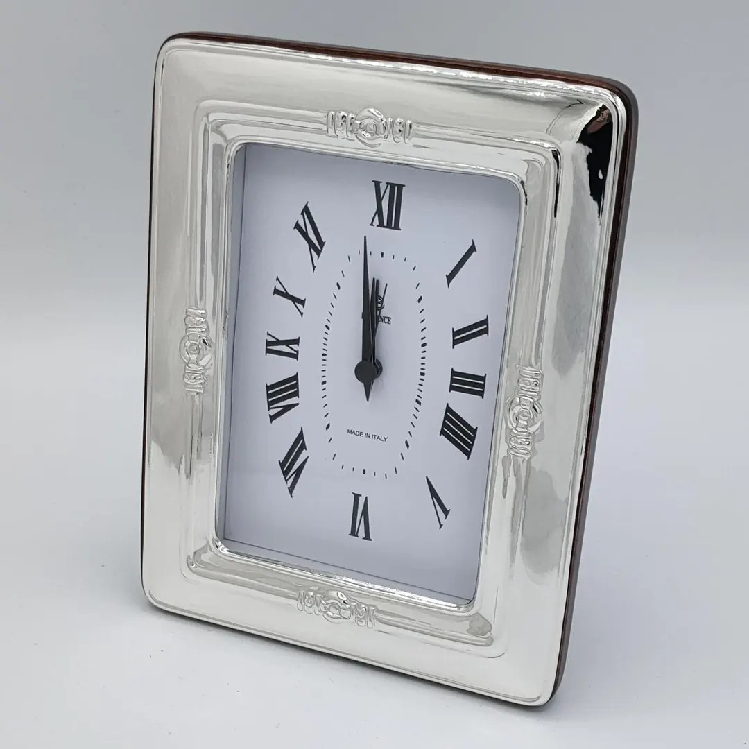 3x5" inc Solid 925 Sterling Silver Table Alarm Clock  inches for Wedding gift ,Birthday gift and ... | Etsy (AU)
