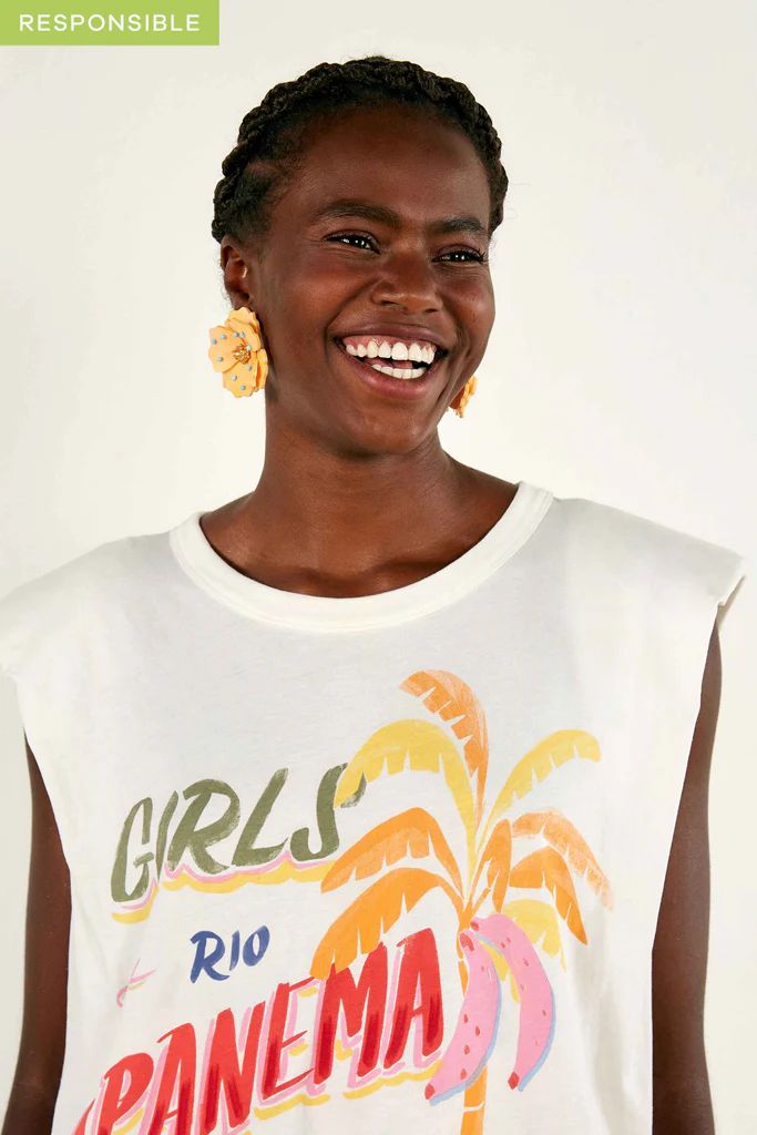 girls rio ipanema graphic t-shirt | FarmRio