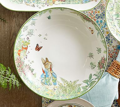 Peter Rabbit™ Garden Stoneware Serving Bowl | Pottery Barn (US)