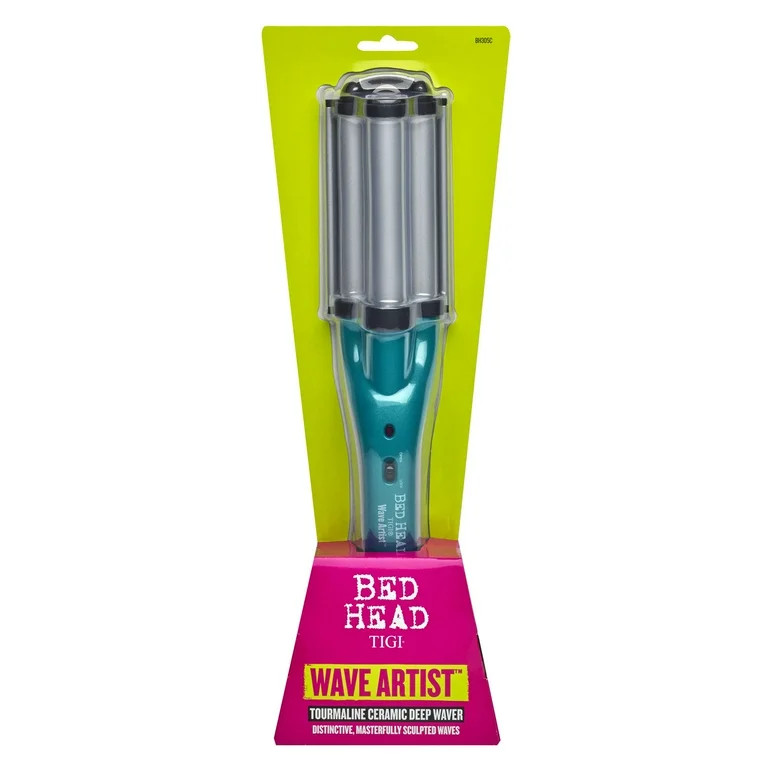 Bed Head Tourmaline + Ceramic Deep Hair Waver, Turquoise | Walmart (US)