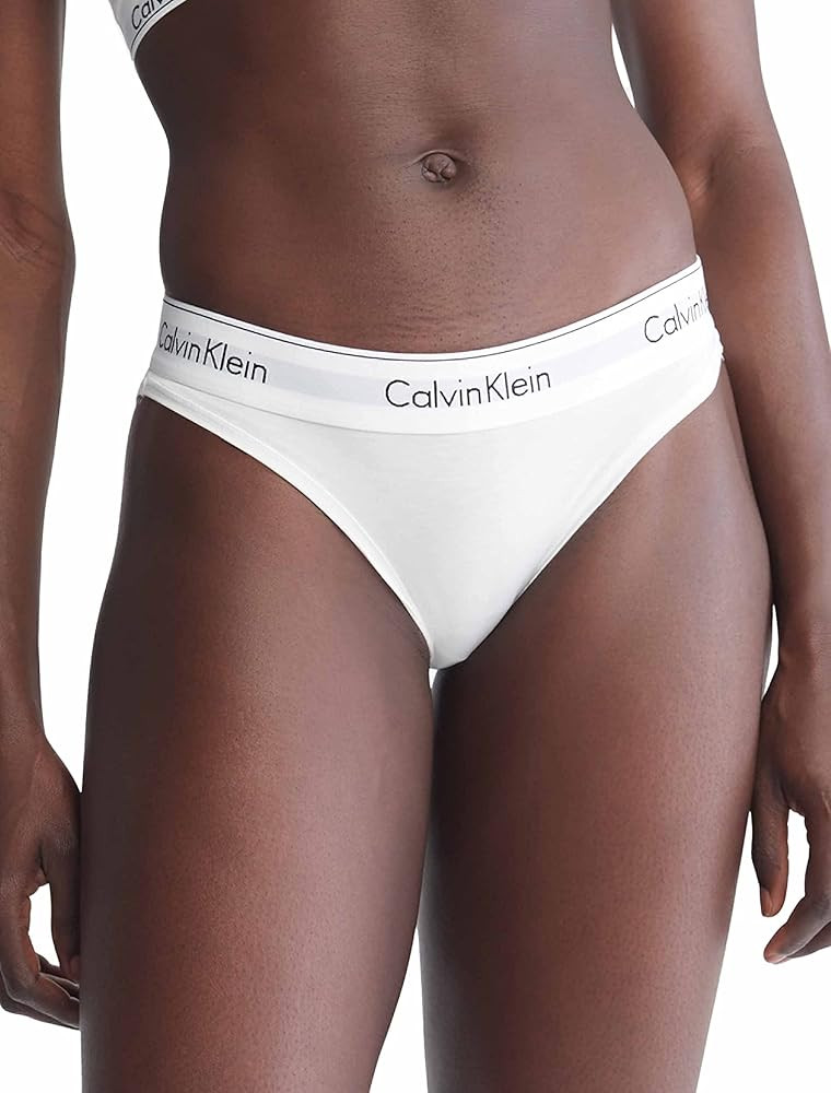 Calvin Klein Women's Modern Cotton Stretch Bikini Panty | Amazon (US)