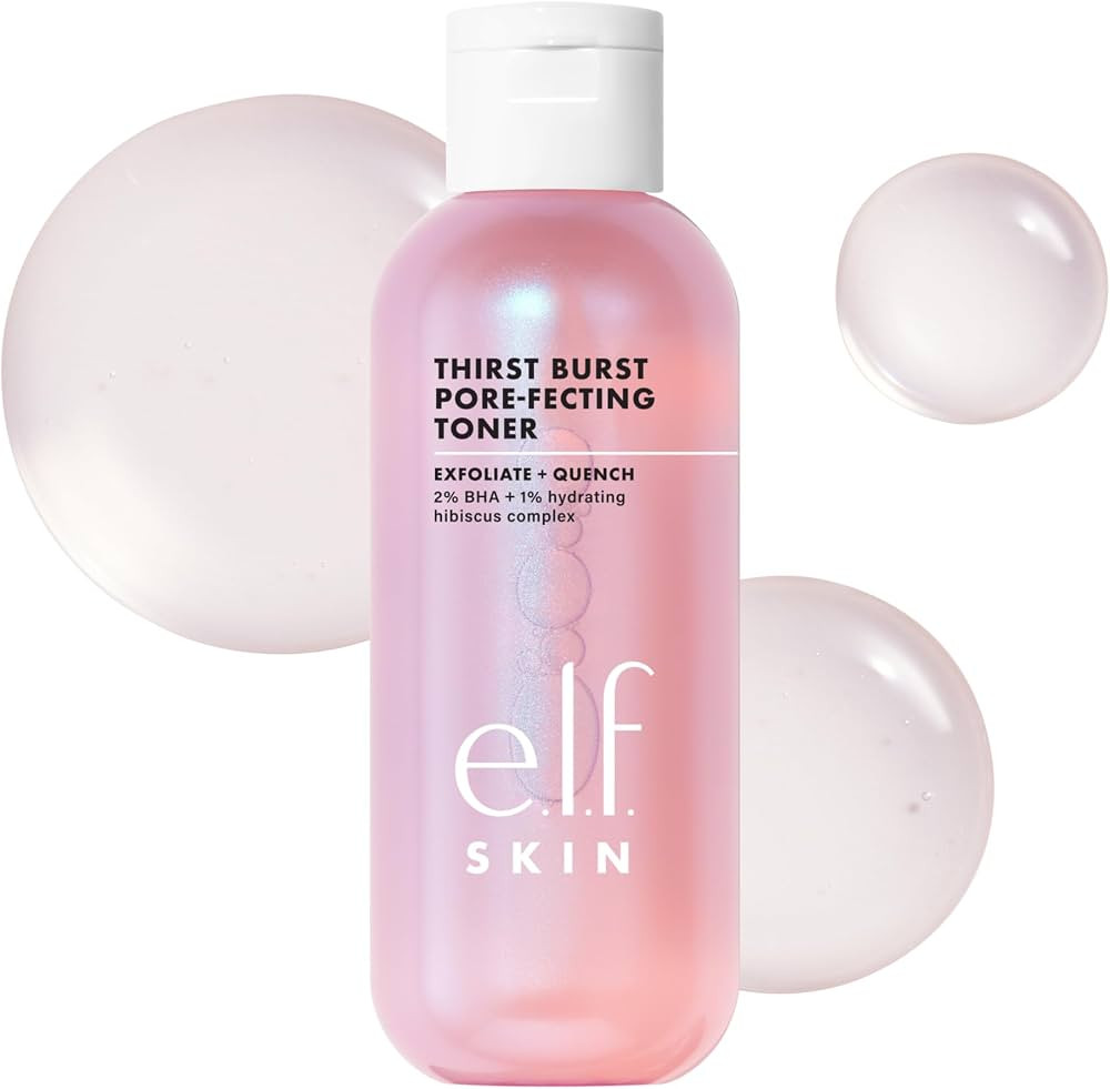 e.l.f. Skin Thirst Burst Pore-fecting Toner, Hydrating & Exfoliating for Face, Smooths, Plumps & ... | Amazon (US)