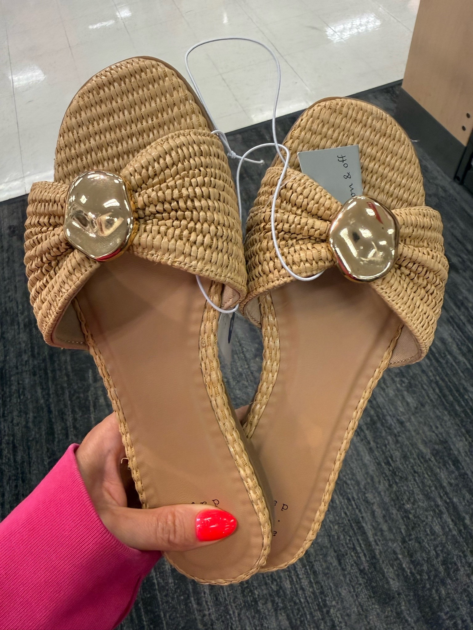These raffia flats look just like my more expensive ones and are on sale target style, summer sandals

#LTKSeasonal #LTKSaleAlert