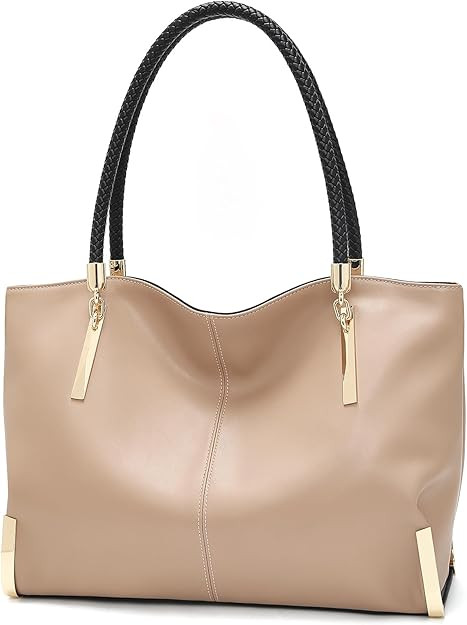 FOXLOVER Large Capacity Tote Handbags for Women, Women's Top-handle Bags Fashion Shoulder Bags Pu... | Amazon (US)