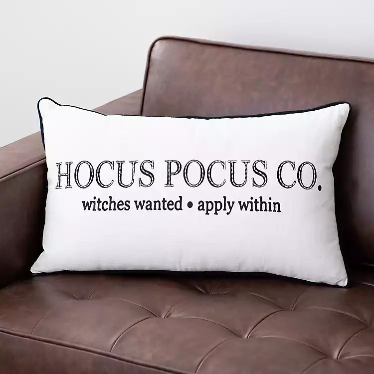 Hocus Pocus Co. Halloween Accent Pillow | Kirkland's Home