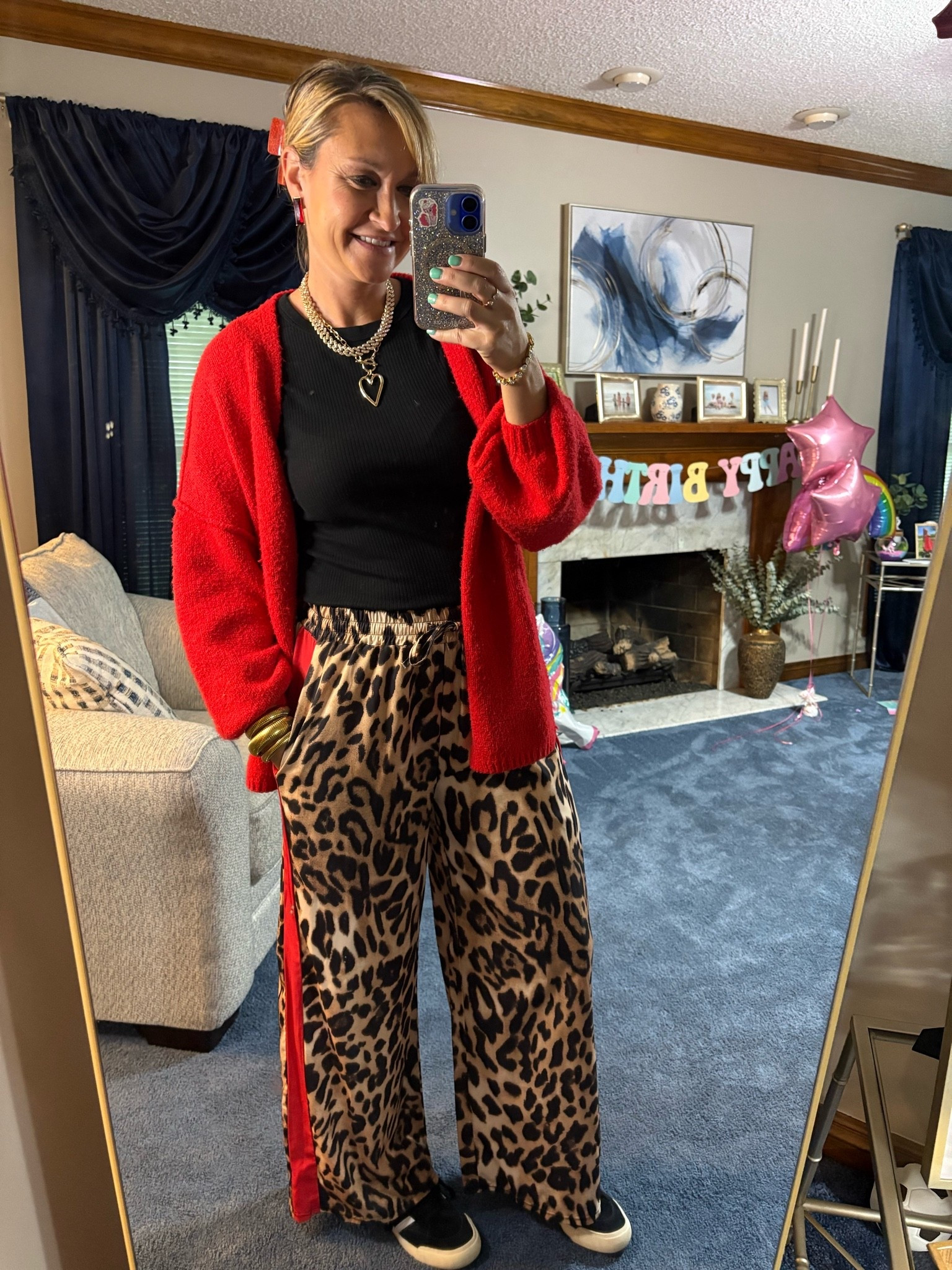 The key to a good outfit will always be animal print and a pop of color!

#LTKmomlife #LTKdayinmylife #LTKWorkwear