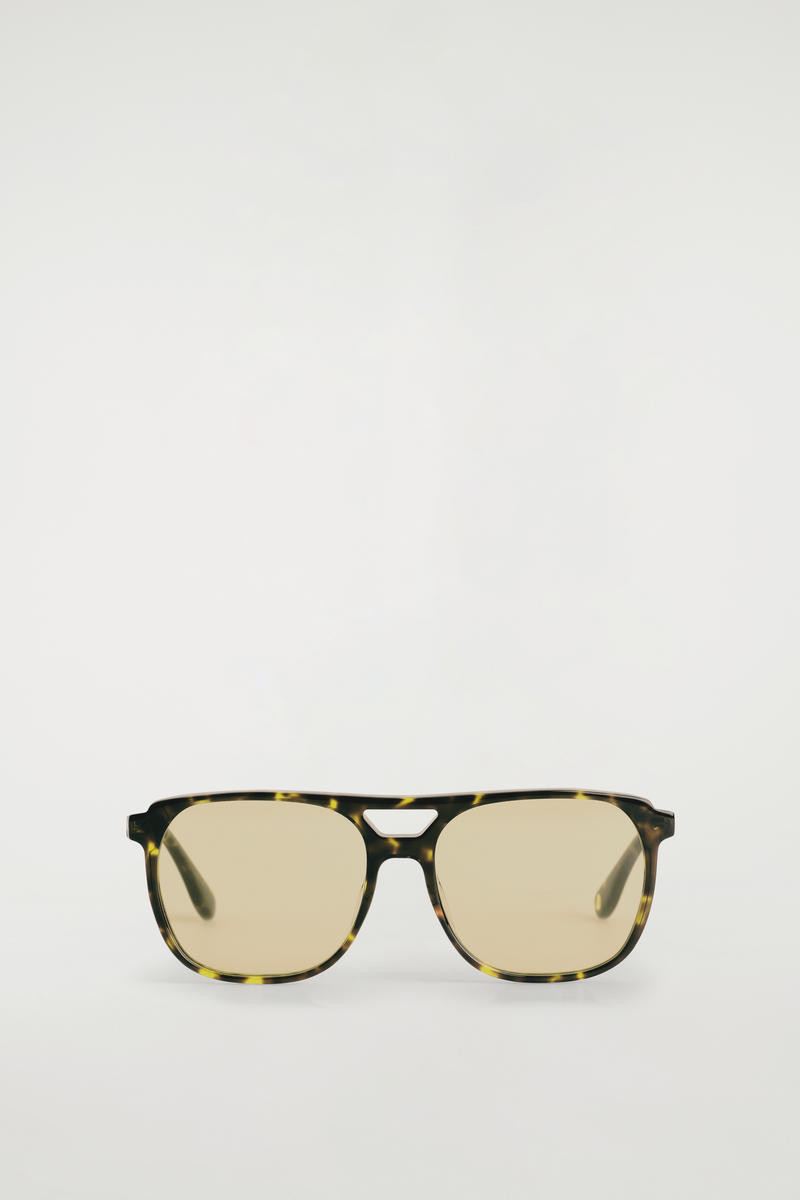 Square-Frame Aviator Sunglasses | COS (US)