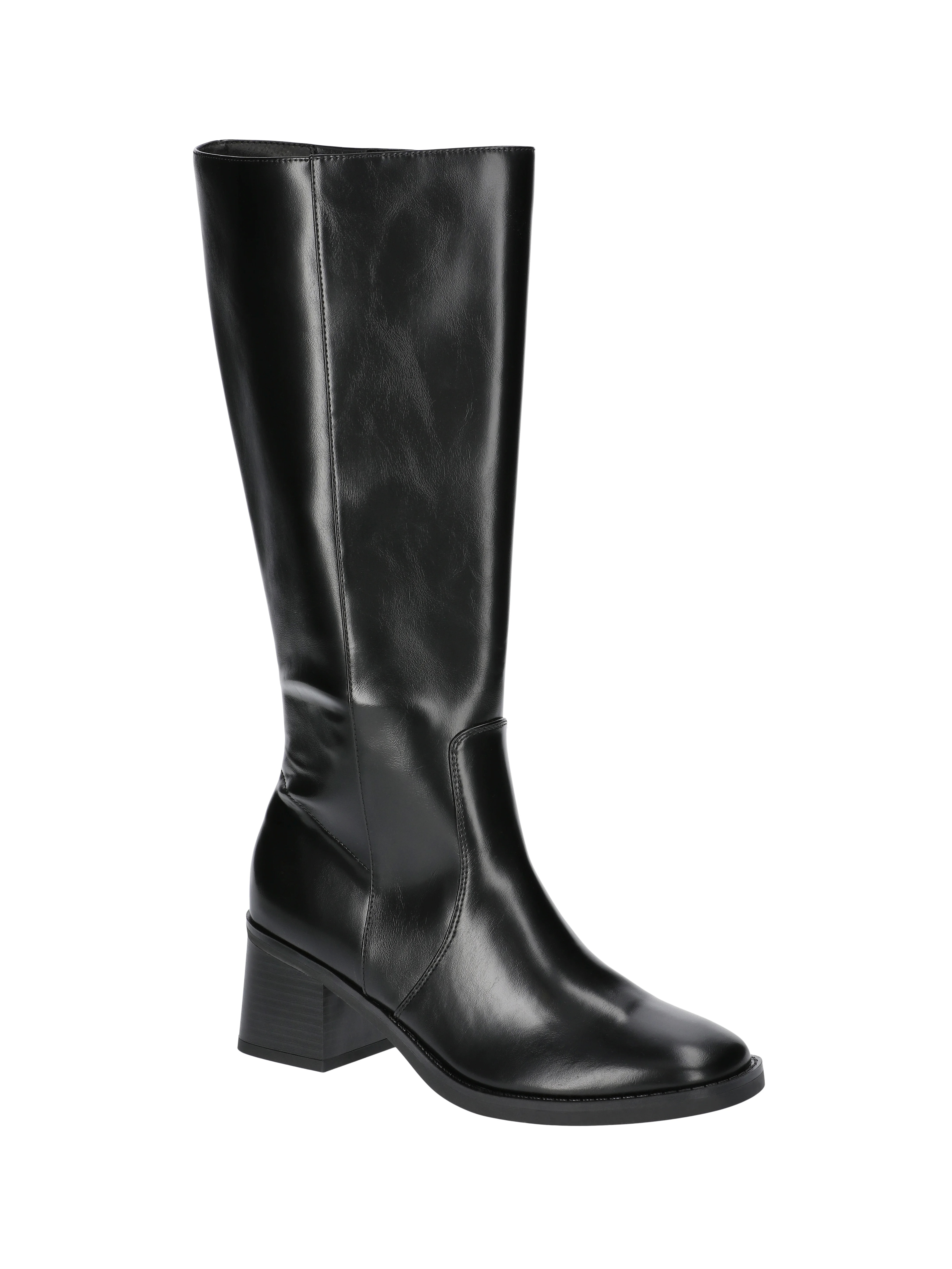 No Boundaries Women's Tall Block Heel Boots | Walmart (US)