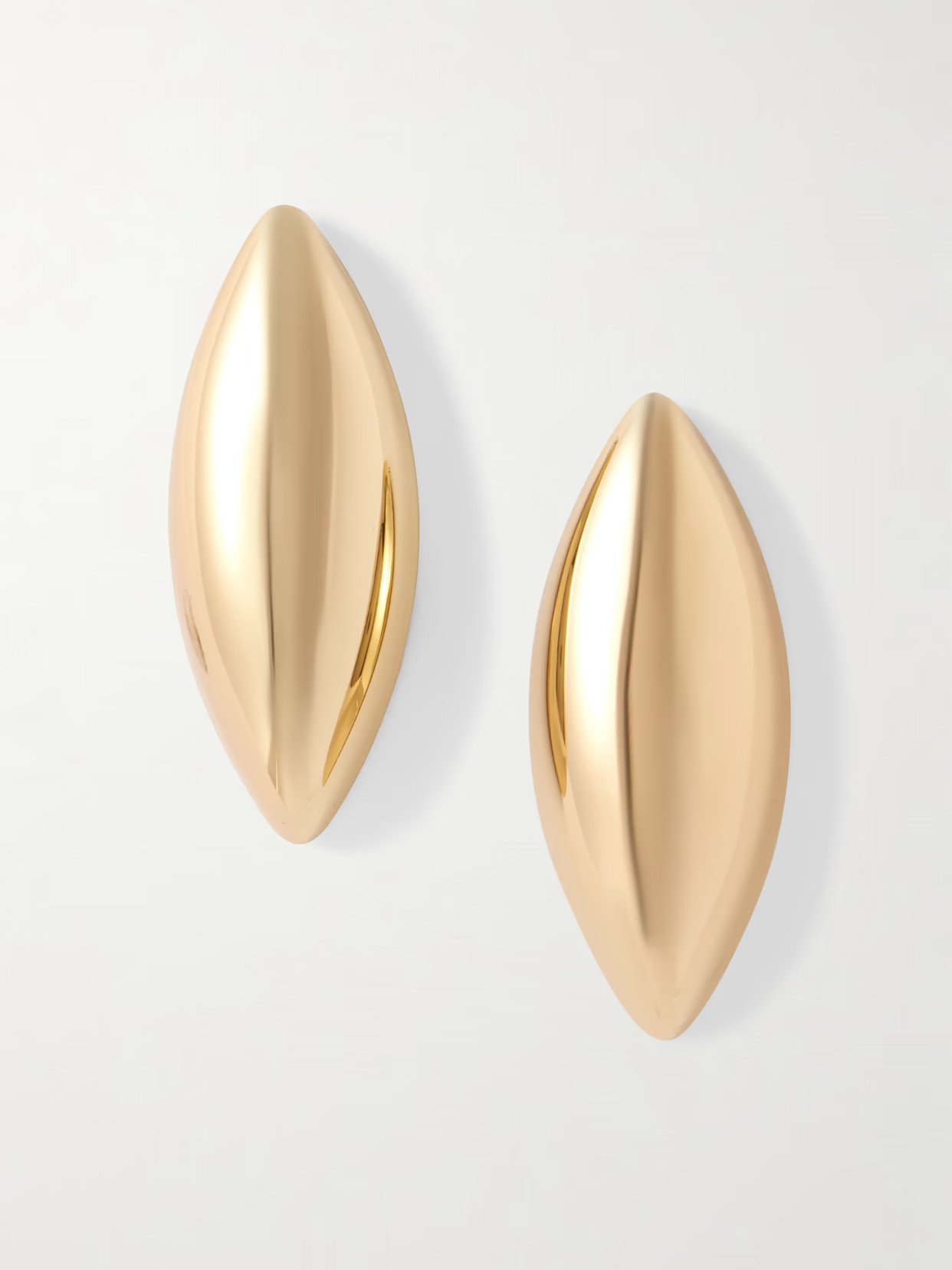 Jennifer Fisher - Puffy Dagger Gold-plated Earrings - One size | NET-A-PORTER (US)
