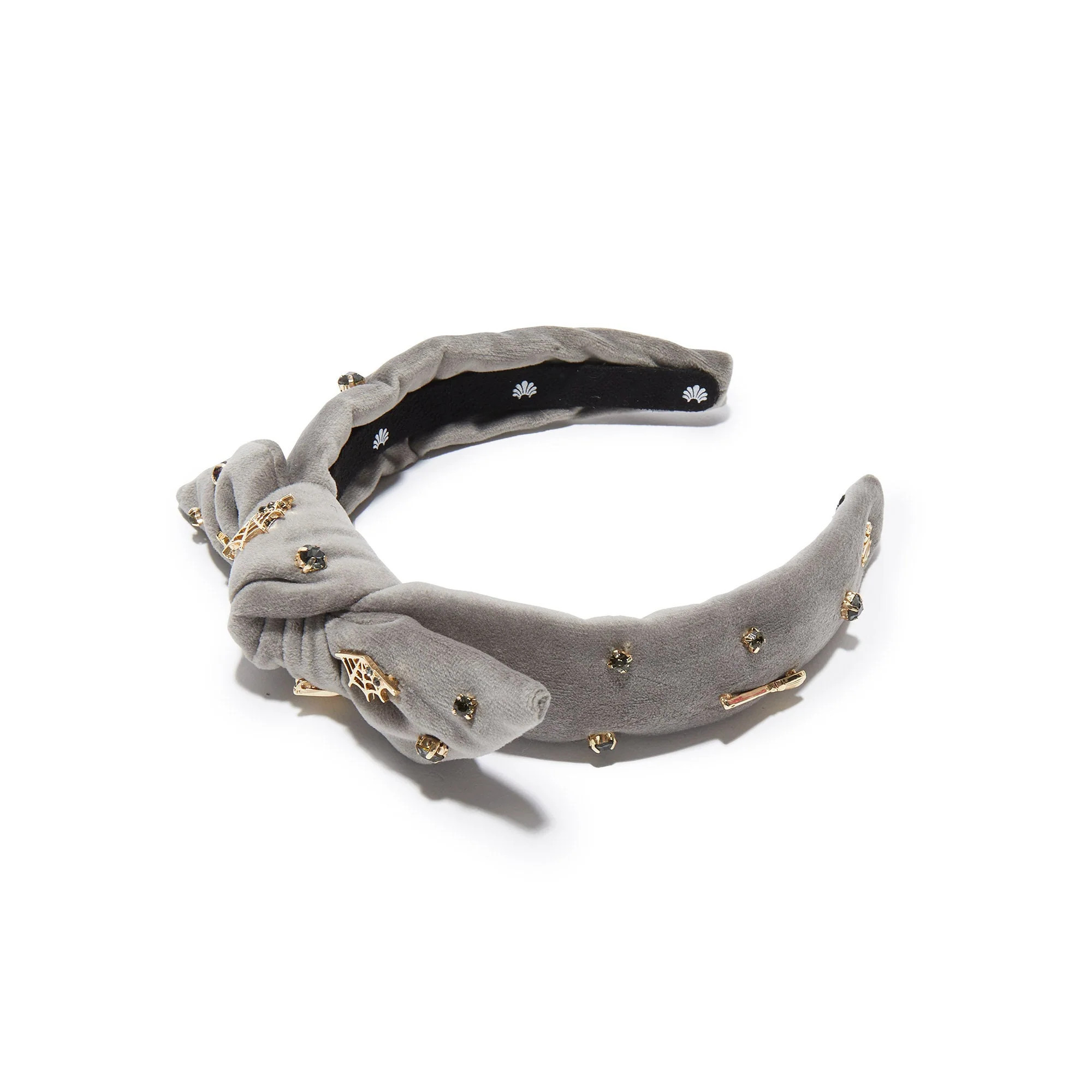 CHARCOAL KIDS SPOOKY EMBELLISHED BOW-TIE HEADBAND | LELE SADOUGHI