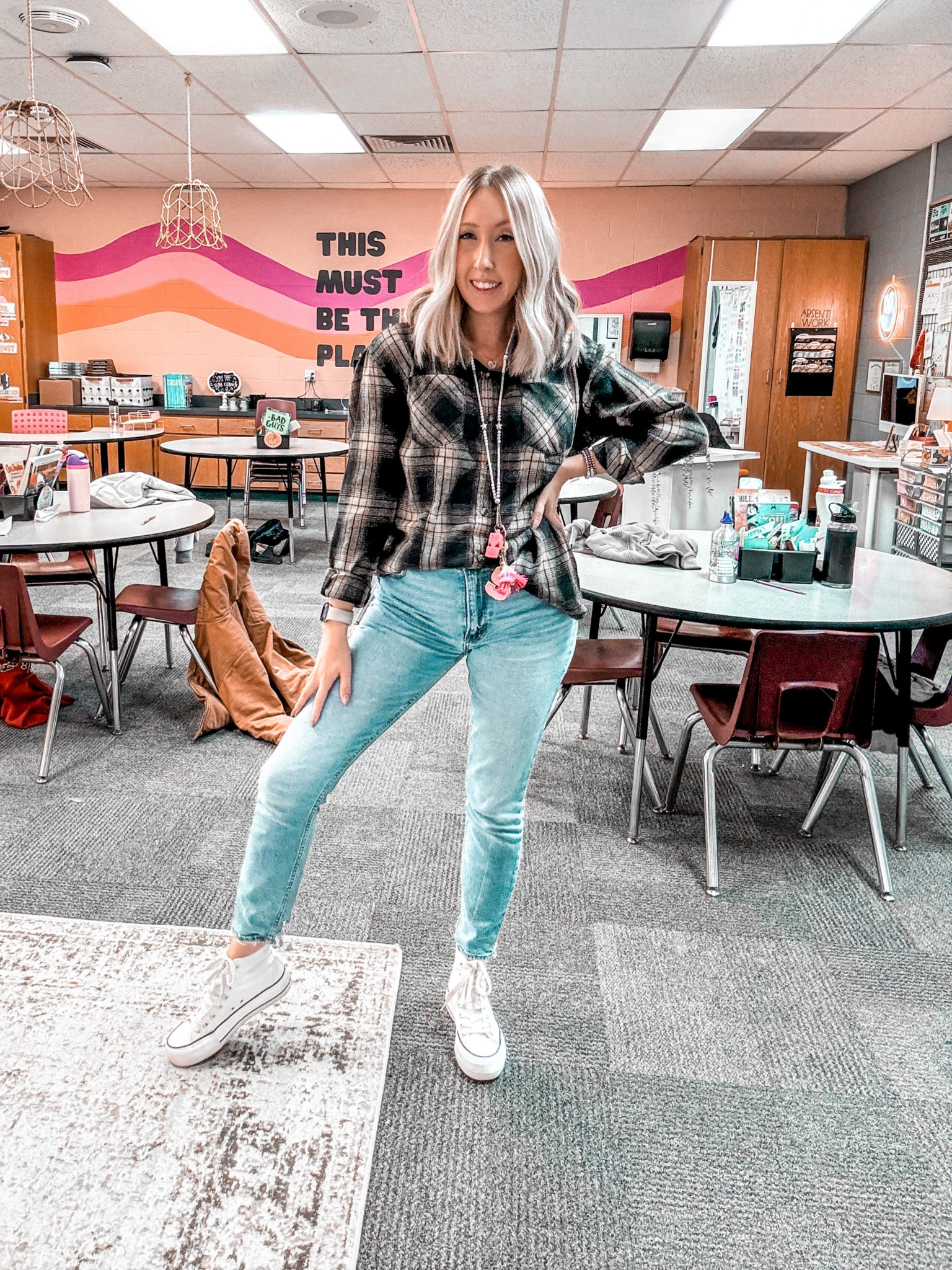 Underground dress up days // day one // plaid 