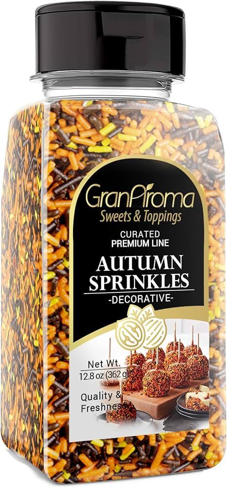 GranAroma Autumn Sprinkles, 12.8 oz, Decorative, Cakes & Cupcakes | Amazon (US)