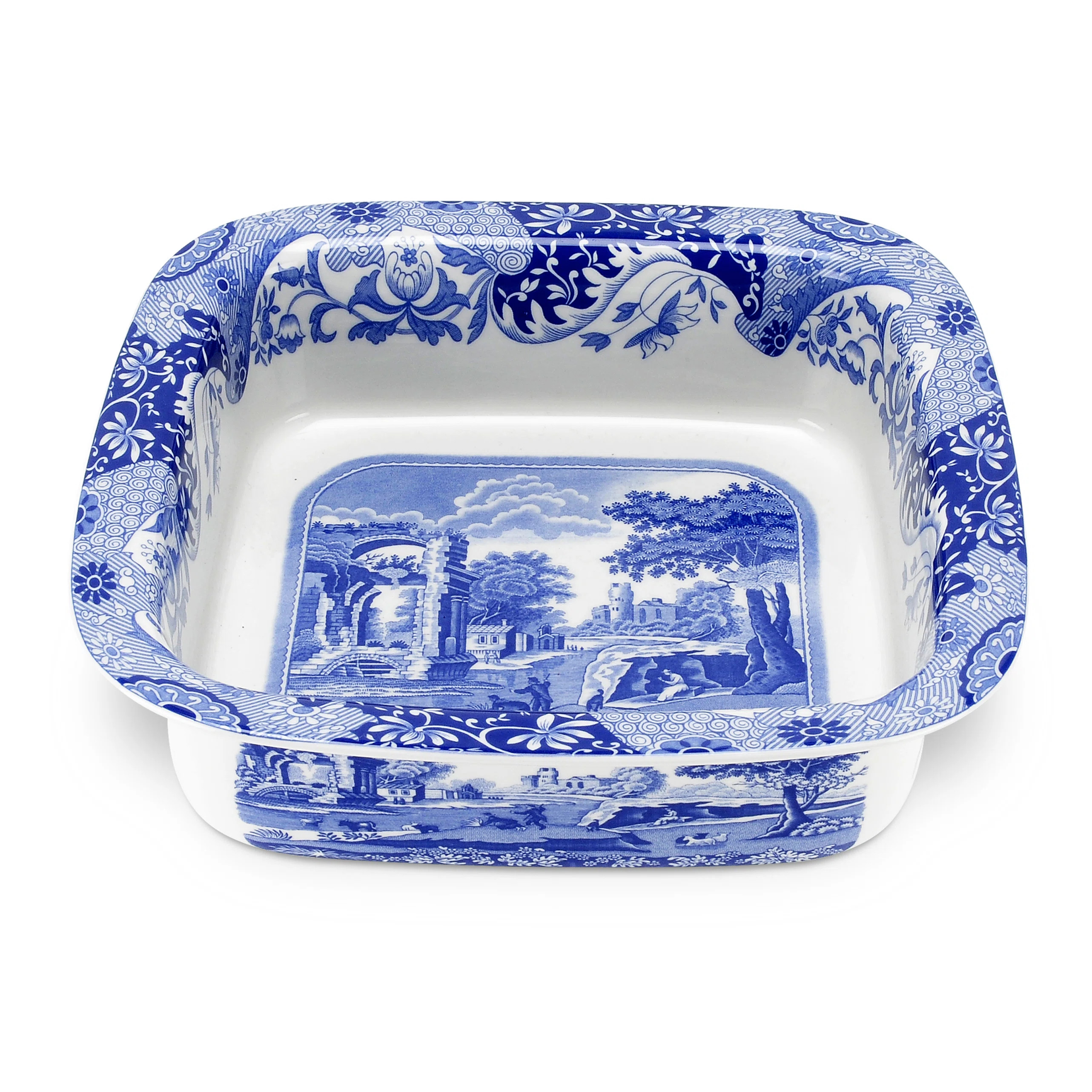 Spode Blue Italian Square Dish 10"X3" | Wayfair North America