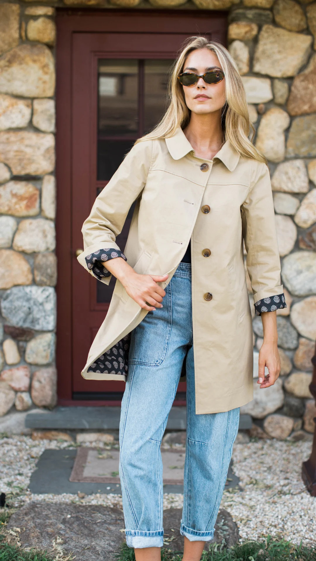 Marea Trench Coat - Khaki | Marea