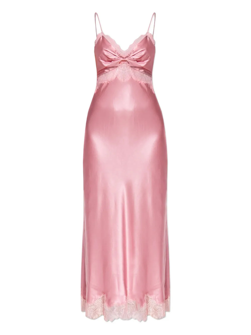 LoveShackFancy Orianna lace-trimmed slip maxi dress - Pink | Farfetch Global