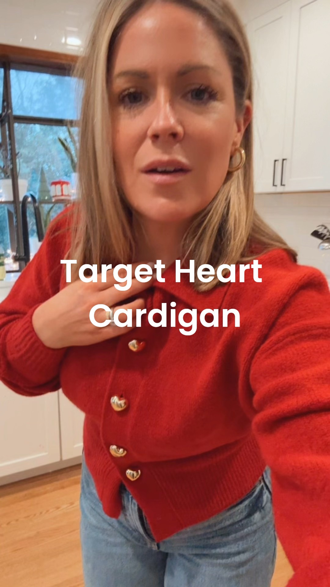 Target Red Heart Button Cardigan! Wearing an XS.

#LTKPetite #LTKFindsUnder50 #LTKHoliday