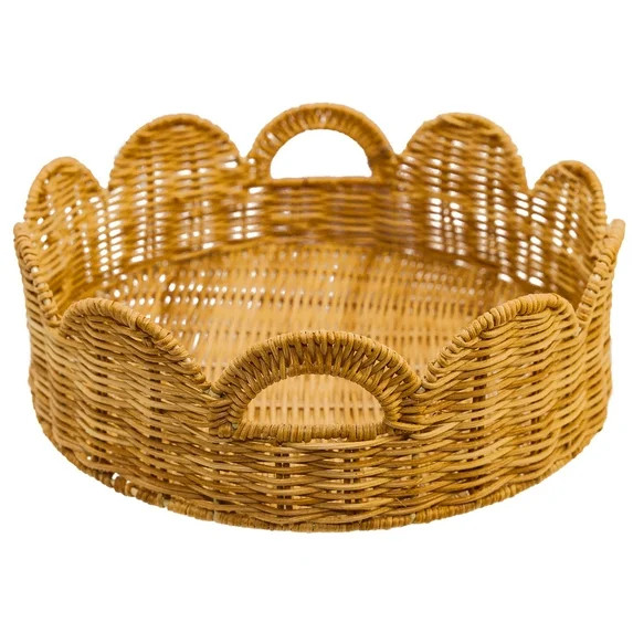 Scallop Decorative Tray, 12.5" x 4.25", by My Texas House | Walmart (US)