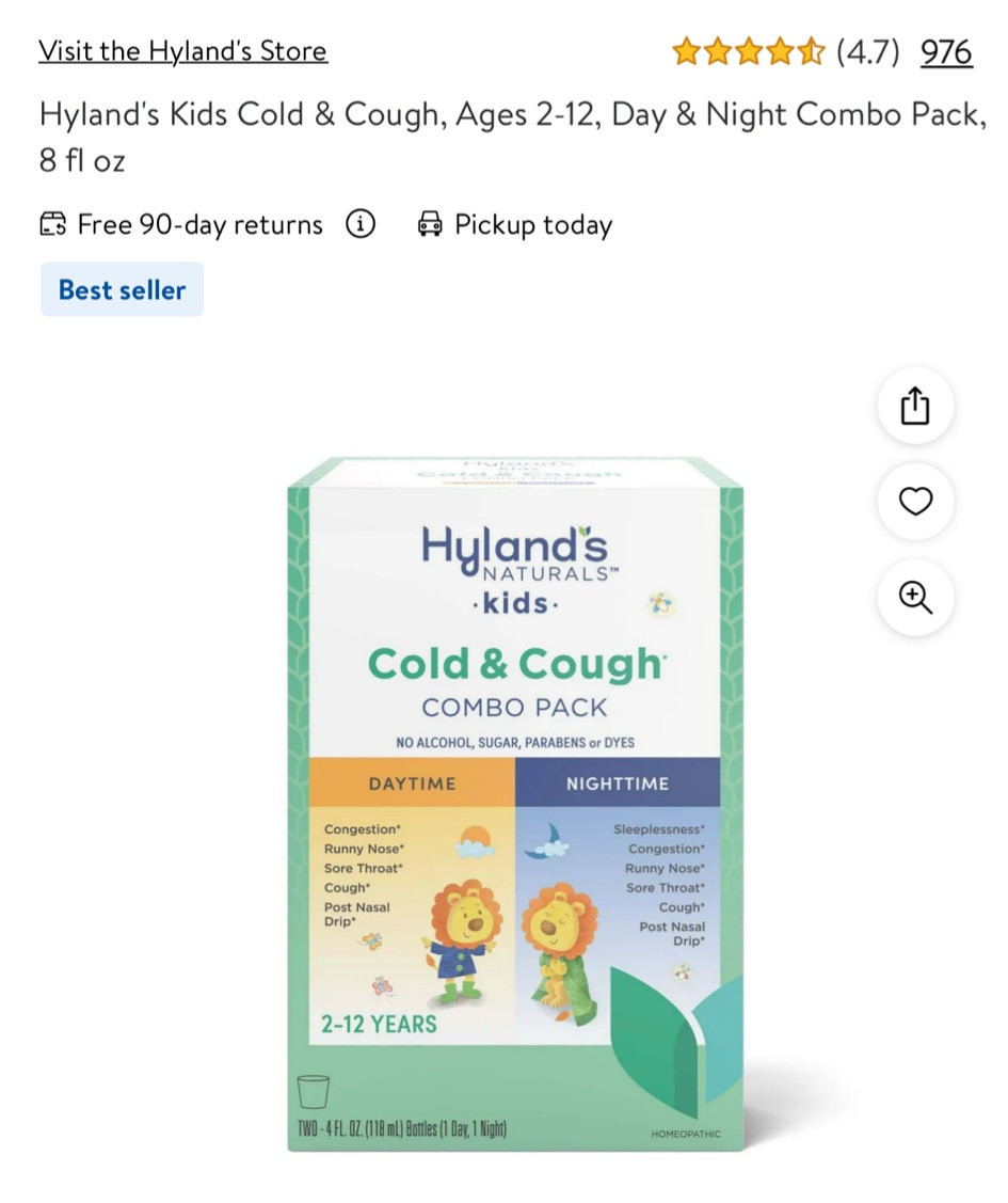 My go to favorite CLEAN medicine for my little guy! It helps with his cough so much. This brand all around is amazing  

#LTKKids #LTKBaby