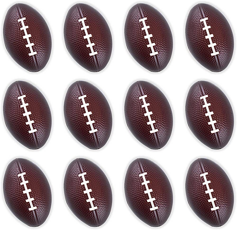Super Z Outlet Sports Themed Mini Football Stress Balls Squeeze Foam for Anxiety Relief, Relaxati... | Amazon (US)