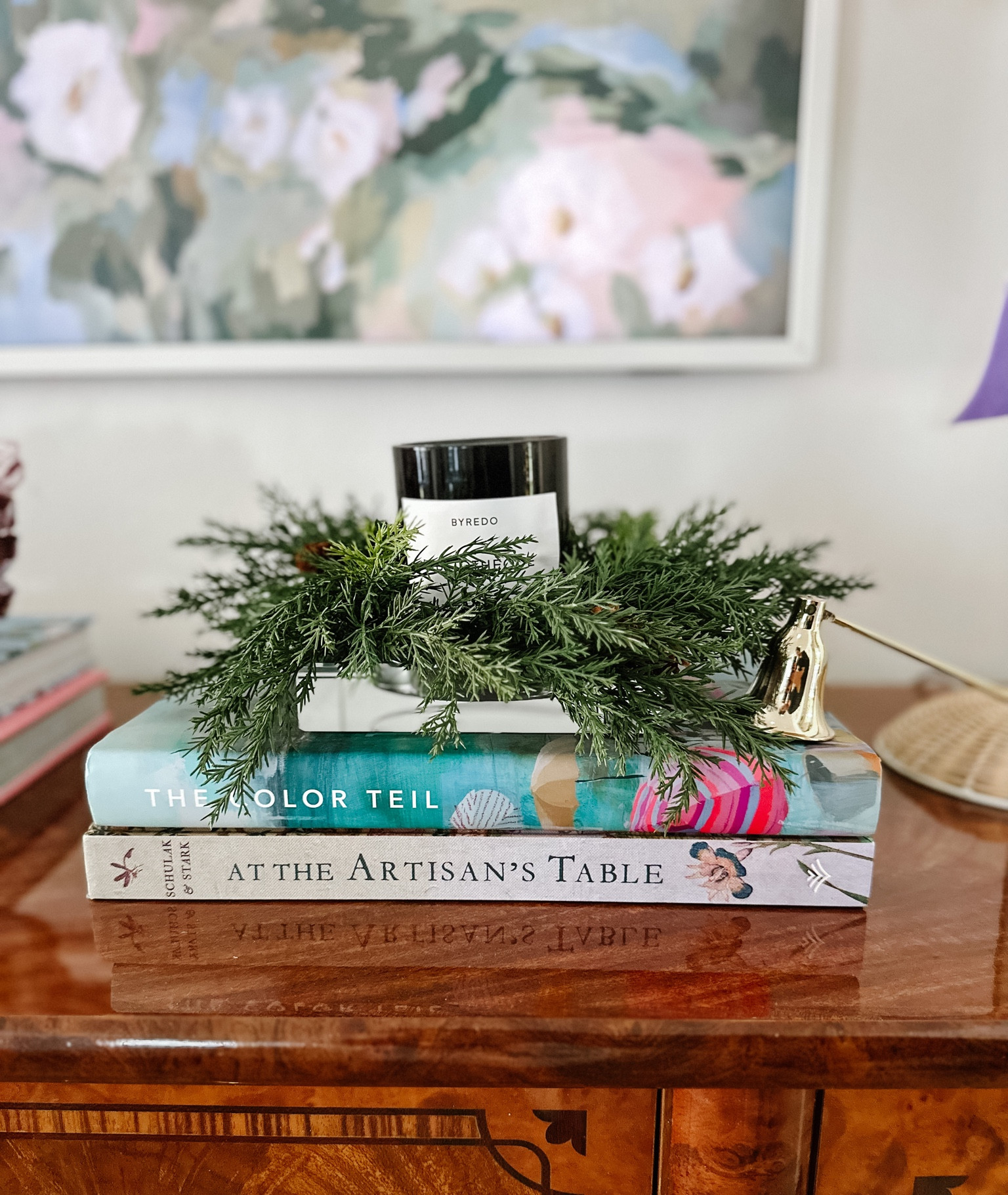 Alice lane home crystal candle holder 