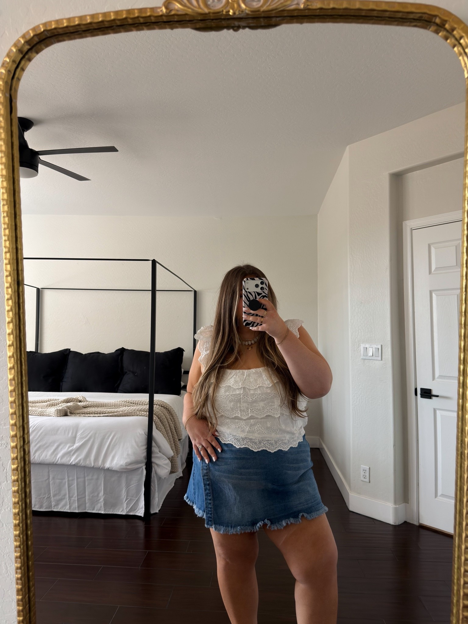 cutest girly top!! 🤍✨ 

@copperandcloth.shop #ad