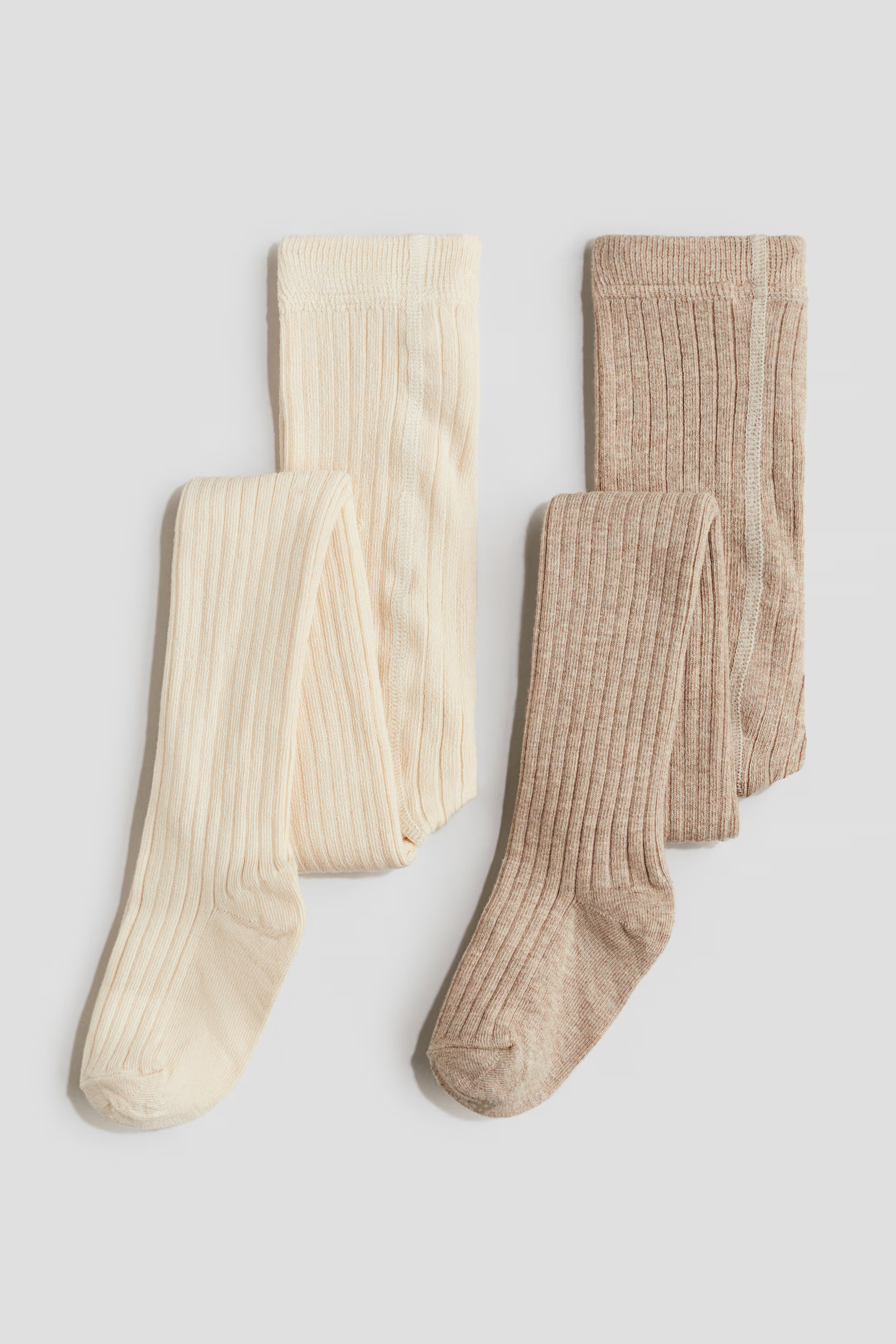 2-pack ribbed tights | H&M (UK, MY, IN, SG, PH, TW, HK)
