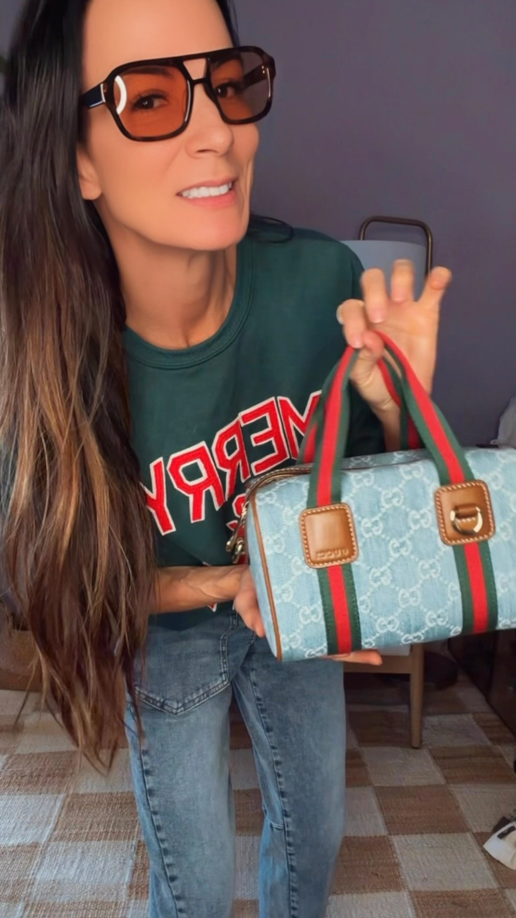 Festive, comfy, and just the right amount of extra 🎄✨ 

This is my kind of holiday uniform—cozy layers, fun denim, and playful details that make getting dressed feel fun. From casual days to festive errands, this look is on repeat all season long ❤️💚

#NicoleColeeStyle #HolidayStyle #FestiveFits #CasualChic #DenimLovers #FunJeans #HolidayOutfitInspo #WinterStyle #EverydayFestive #LTKStyle #LTKFinds #StyledByNicole #FashionOver40 #EffortlessStyle #CozyChic #nicolecolee 



#LTKSeasonal #LTKHoliday #LTKGiftGuide