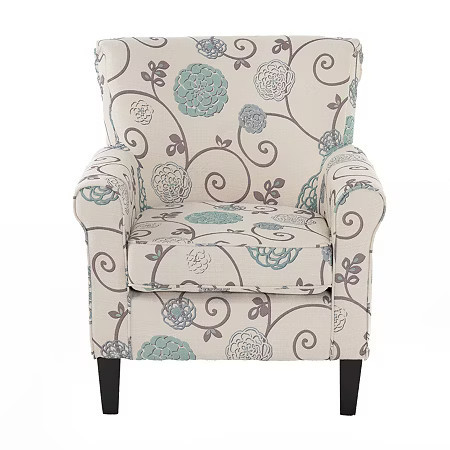 Roseville Upholstered Club Chair, One Size, Beige | JCPenney